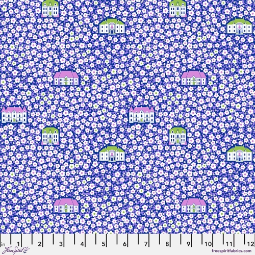 Patchwork Baumwolle - Stacy Peterson -  Belle Epoque - Chateau - Violet